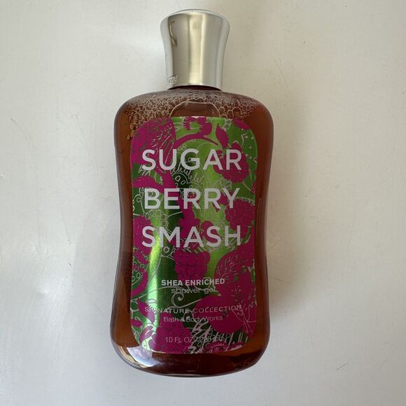 Bath & Body Works Sugar Berry Smash Shower Gel Signature Collection 10oz - Picture 1 of 2